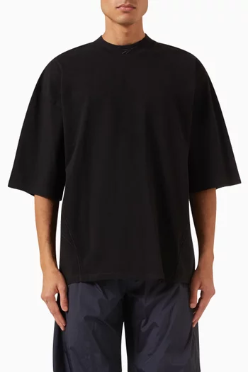 Piped T-shirt in Cotton