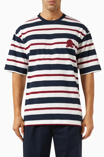 Crest Global Archive Stripe T-shirt in Cotton