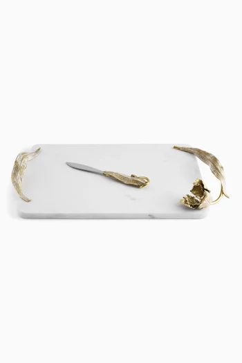 Tulip Cheeseboard & Knife Set