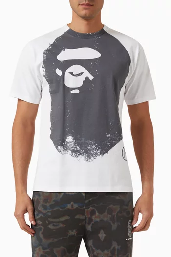 Ape Head Printed T-shirt in Cotton-jersey
