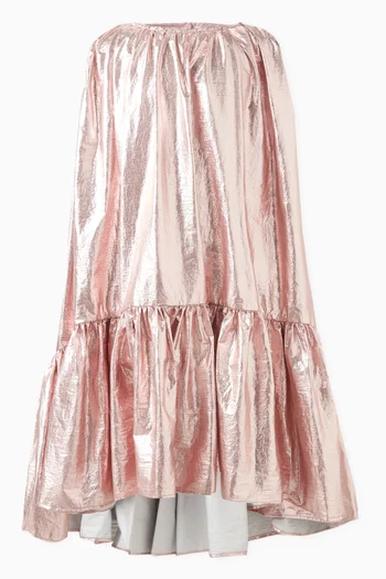 Metallic Dress in Nylon