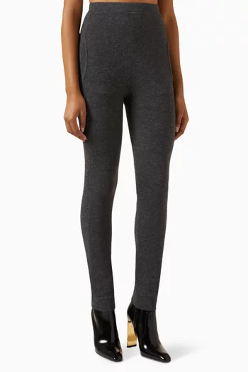 High-waisted Leggings in Cashmere