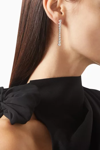 Minimalistic Drop Earrings in Sterling Silver