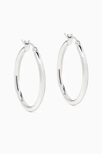 Classic Hoop Earrings in 925 sterling silver