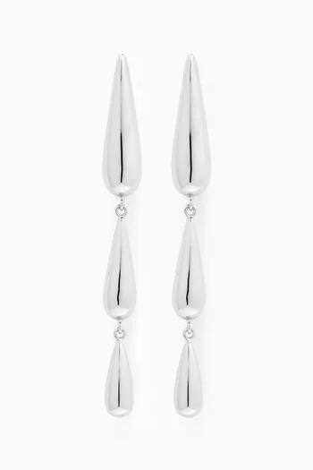 Oculus Drop Earrings in Sterling Silver