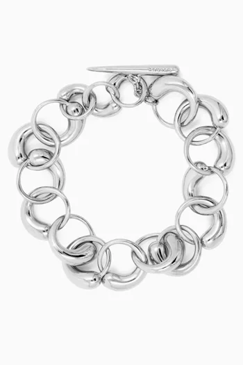 Oculus Chain Bracelet in Sterling Silver