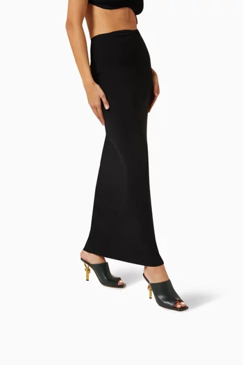 Knot 90 Square-toe Mules in Leather