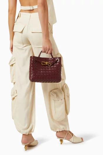Small Andiamo in Intrecciato Leather