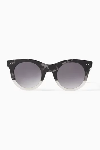 Glow Cat-eye Sunglasses in Acetate