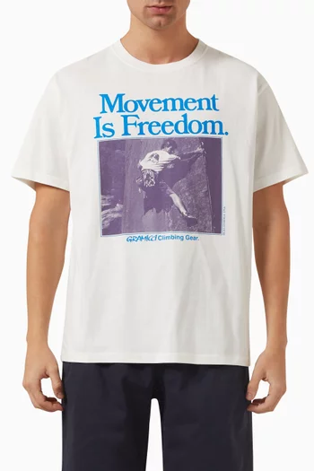 Movement T-shirt in Organic Cotton-jersey