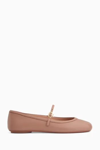 Carla Ballet Flats in Leather