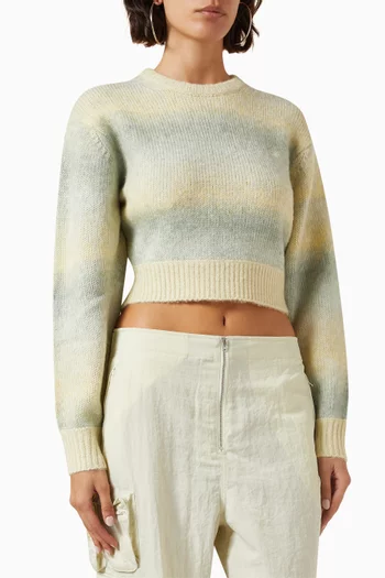Mica Space Dye Sweater in Recycled Wool-blend
