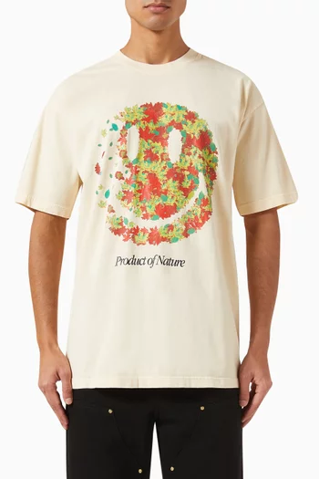 Smiley® Product of Nature T-shirt in Cotton-jersey