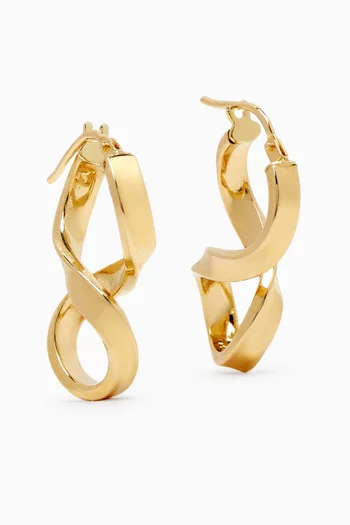 Gemma Hoop Earrings in 18kt Gold