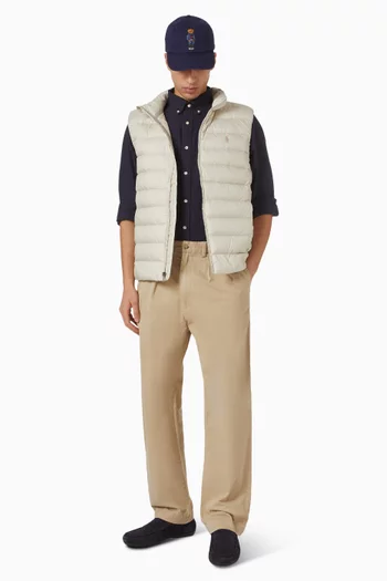 قميص أكسفورد قطن مصبوغ