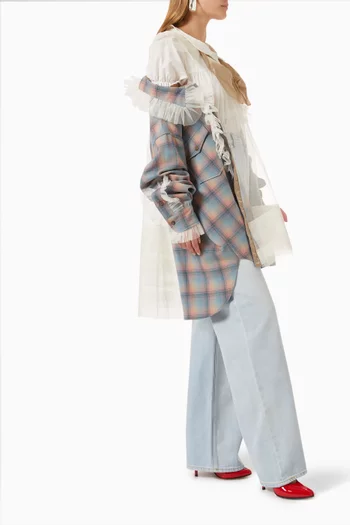 Bow Shirt in Pendleton Wool
