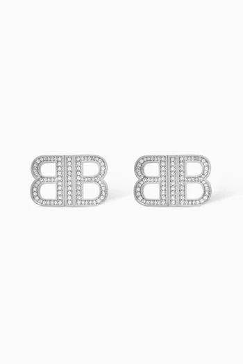 BB 2.0 XS Rhinestones Earrings in Brass