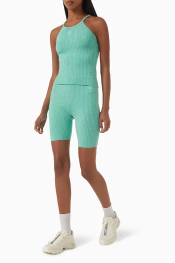 SRHWC Ribbed Biker Shorts in Viscose