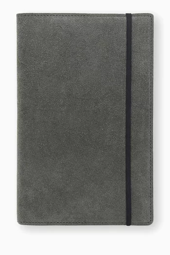 Large Notebook Cover in Suede