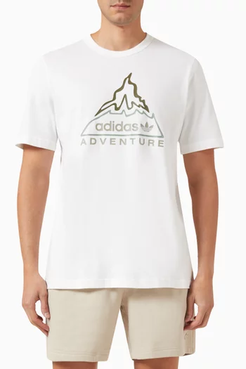 Adventure Graphic T-shirt in Cotton-jersey