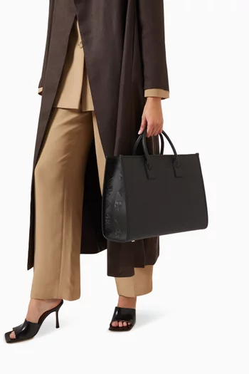 حقيبة يد مينشن كبيرة جلد