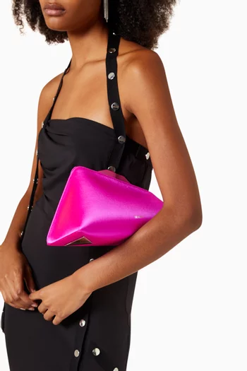 8.30pm Oversized Clutch in Satin
