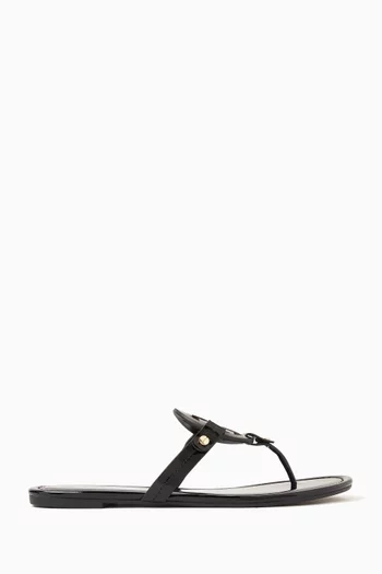 حذاء مفتوح ميلر جلد لامع