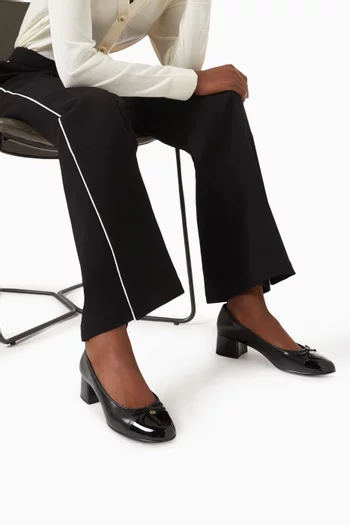 Cap-toe 45 Pumps in Leather