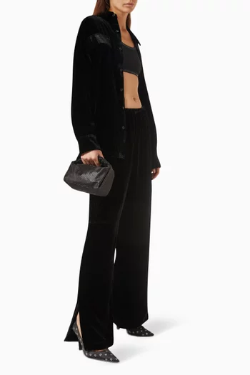 Cargo Track Pants in Velvet