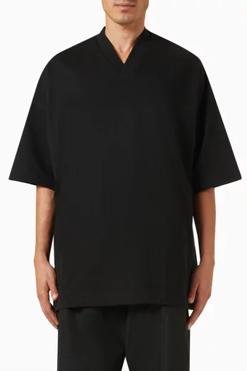 Essentials V-neck T-shirt in Cotton-jersey