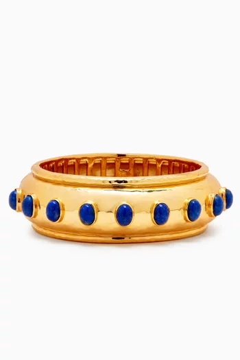 Ava Bangle in 24kt Gold-plated Brass