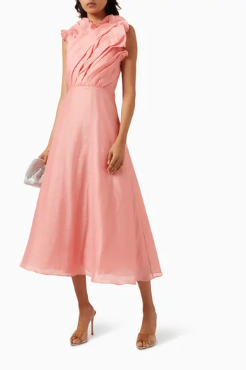 Genesis One-shoulder Midi Dress