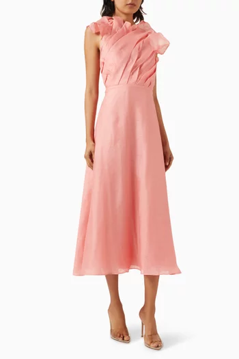 Genesis One-shoulder Midi Dress