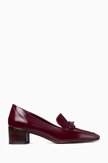 Jessa Heeled 45 Loafers in Patent Leather