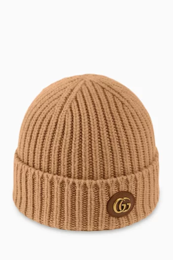 Double G Beanie in Knit