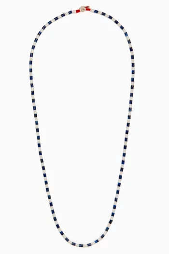 Kai Lapis Lazuli & Moonstone Necklace in Sterling Silver