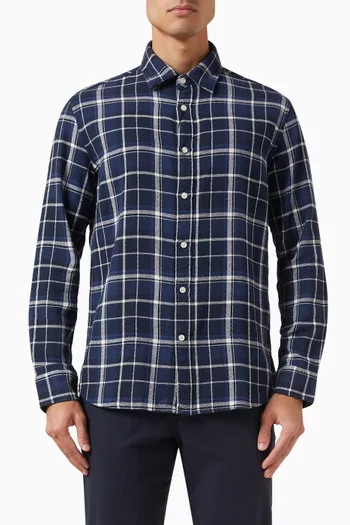 Checked Shirt in Cotton
