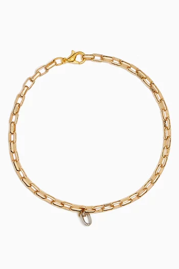 Bodhi Chain Bracelet in Gold-tone Brass