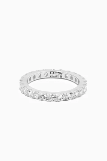 Eternity Ring in Cubic Zirconia & Sterling Silver