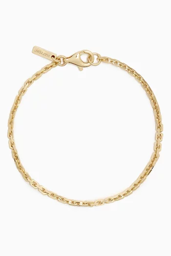 Mini Anchor Bracelet in 18kt Gold-plated Sterling Silver