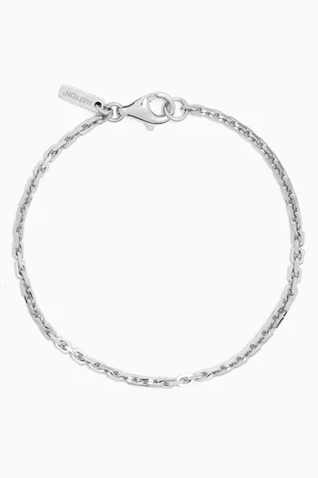 Mini Anchor Bracelet in Sterling Silver