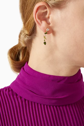 Fireworks Fiesta Precious Gemstone Earrings in 18kt Rose Gold