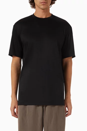 T-shirt in Cotton Interlock
