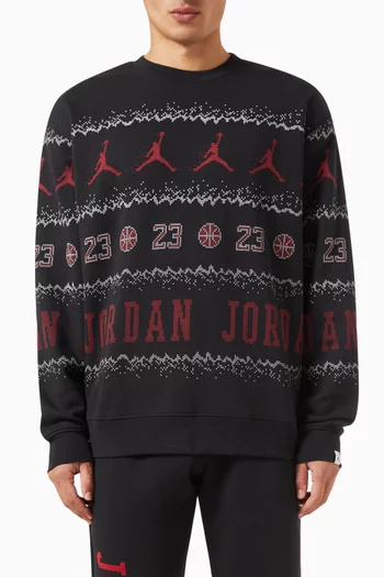 Jordan Essentials Holiday Sweatshirt in Cotton Fleece Blend