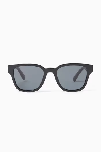 Pillow D-frame Sunglasses in Acetate