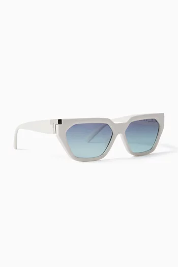 Irregular Sunglasses in Acetate