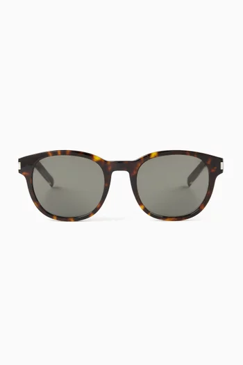Classic Round Sunglasses in Recycled Acetate