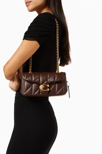 Tabby 20 Quilted Shoulder Bag in Nappa