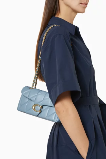 Tabby 20 Quilted Shoulder Bag in Nappa
