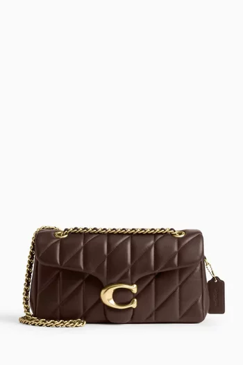 Tabby 26 Quilted Shoulder Bag in Leather